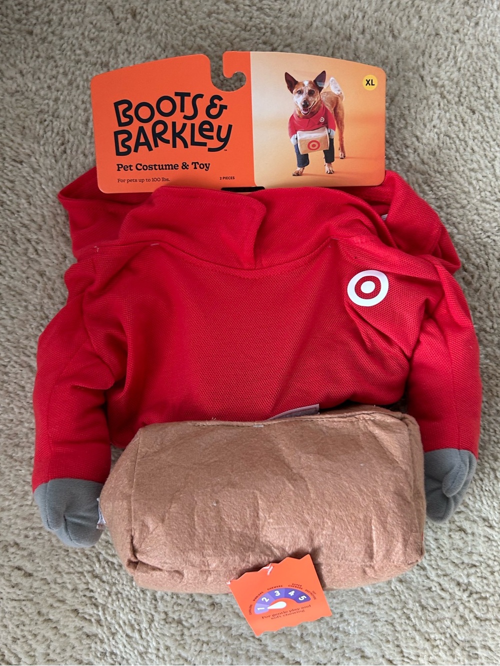 Boots & Barkley Target Pet Costume with Plush Accessory